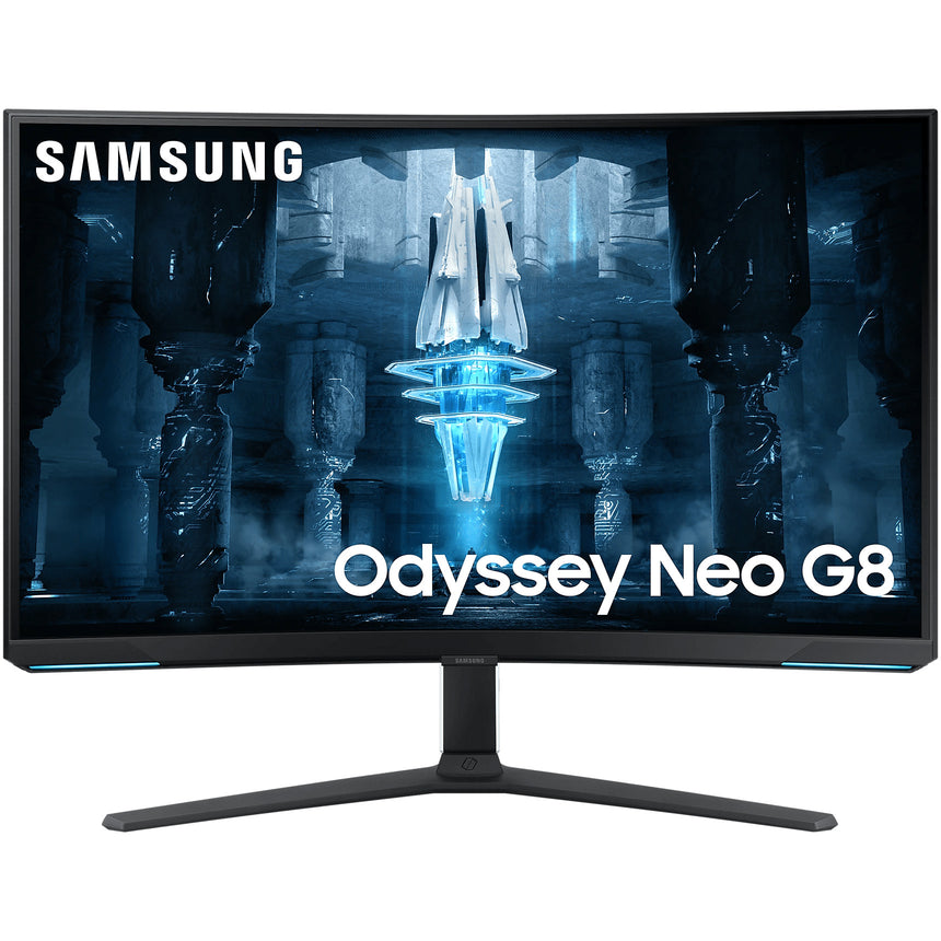 Monitor Gaming Samsung Odyssey Neo G8, curbat, 4K, 32", 240Hz, VA, 16:9, 1000cd/m2, 1ms, DisplayPort, HDMI, HDCP, USB, Pivot, black