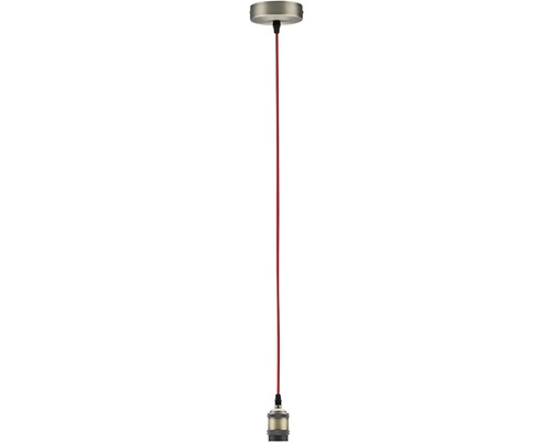 Pendul Neordic Eldar E27 Max. 1x20w, Cu Cablu Textil Rosu