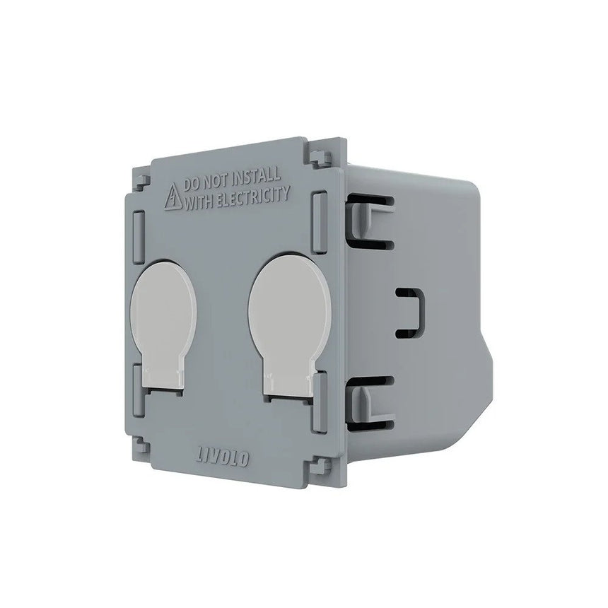 Modul Intrerupator, LIVOLO, Dublu, Cap Scara/ Cap Cruce, Aplicatie ZigBee, Touch