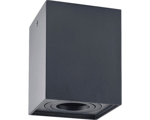 Spot Aplicat Starke Gu10 Max. 1x8w 96x96 Mm, Negru Mat