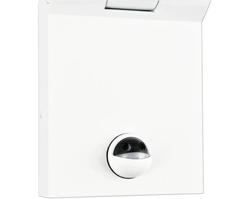 Aplica Cu Led Integrat Adour 10w, Senzor De Miscare, Lumina Reglabila, Pentru Exterior Ip44, Alb Mat