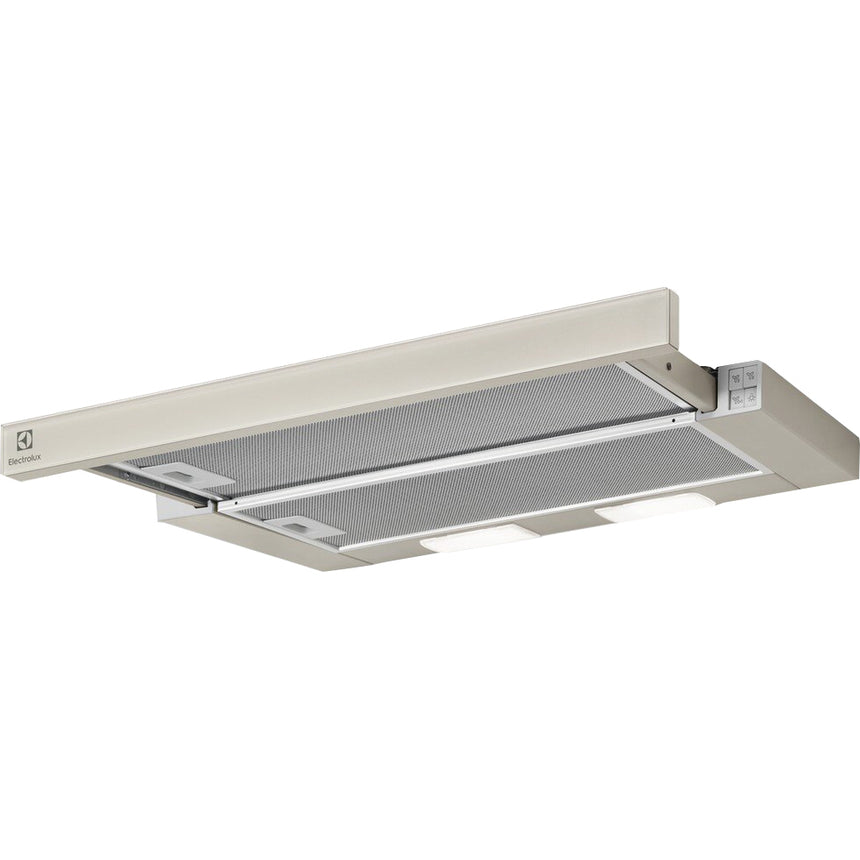 Hota incorporabila telescopica Electrolux LFP316AS, Putere de absorbtie 370 mc/h, 1 motor, 3 viteze, 60 cm, Bej