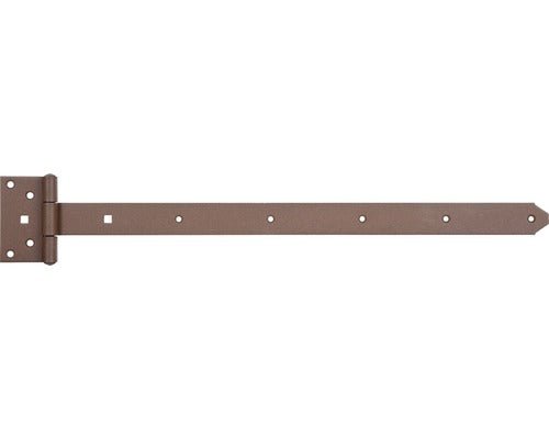 Balama tip „T” Alberts Duravis 591x59 mm, otel zincat maro inchis
