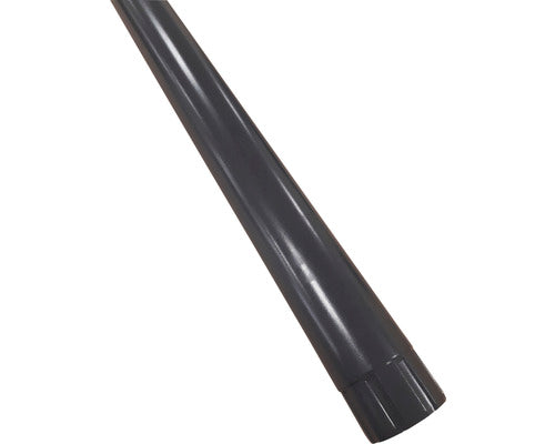Burlan Metalic PRECIT 4 m Ø 90 mm Negru RAL 9005