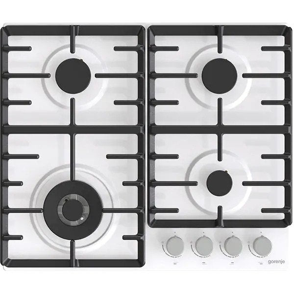 Plita incorporabila GORENJE GW642AXW, Gaz, 4 arzatoare, Alb