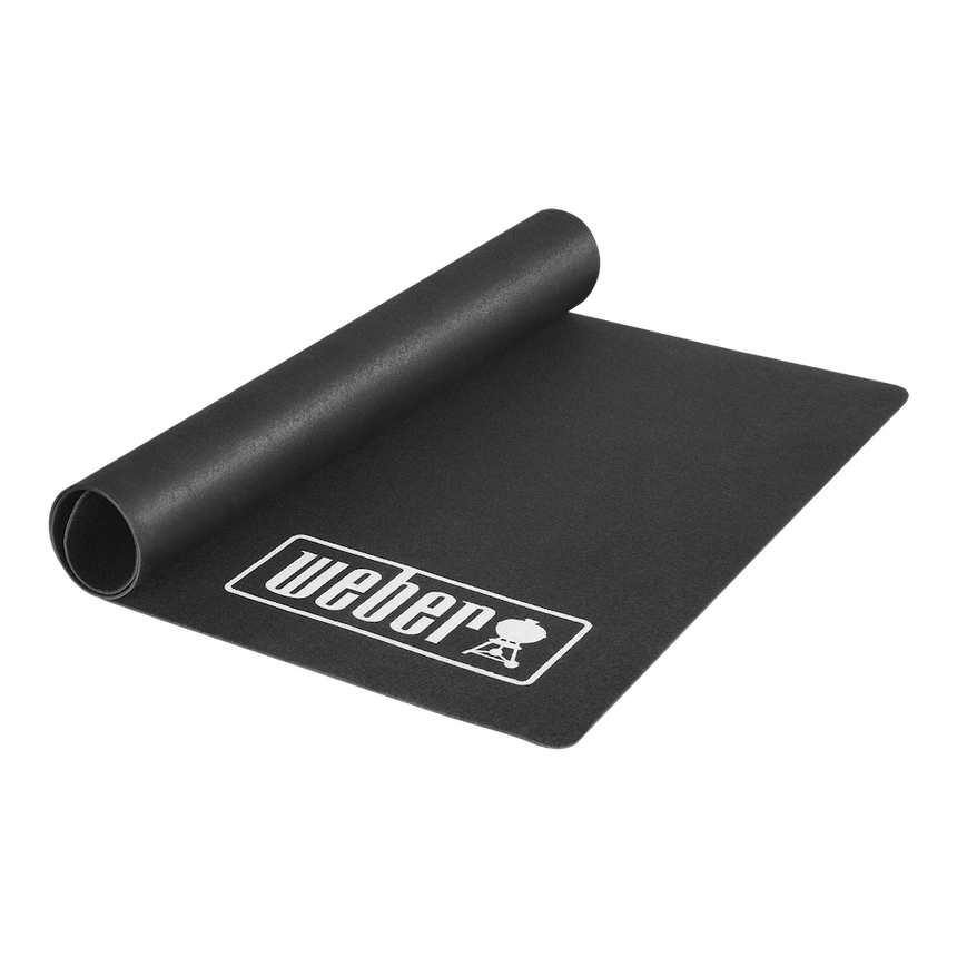 Covor de protectie gratar Weber, 80x120 cm, negru