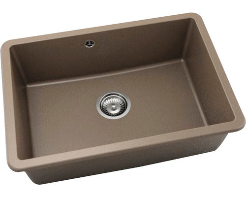 Chiuveta Bucatarie cu o Cuva FAT Avangard 236 66x46 cm Fara Picurator, Montare sub Blat, Fatgranit Frappe