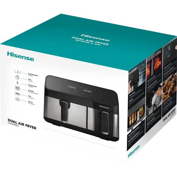 Friteuza cu Aer Cald HISENSE HAF2900D, 8.6l, 1700W, Negru