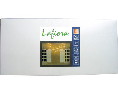 Decoratiune Stele Lafiora Pentru Interior Si Exterior, 108 Led-uri, 136x63 Cm, Alb Cald