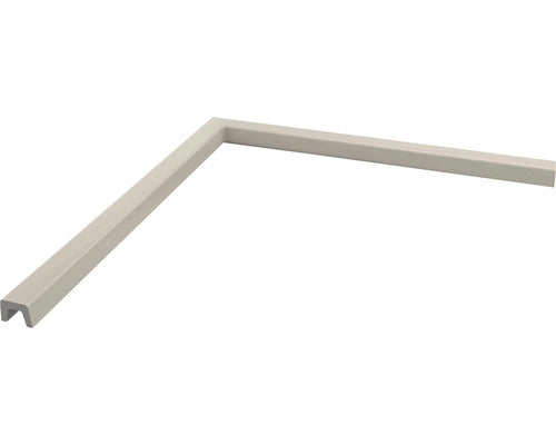 Prag Cabina Dus Unghi Drept din Marmura Compozita 125x125 cm Jasmin