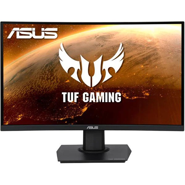 ASUS TUF Gaming VG24VQER Gaming Monitor - 24-inch(23.6 inch viewable), Full HD, Curved, 180Hz, ELMB SYNC, FreeSync, 1ms MPRT, DisplayWidget Center