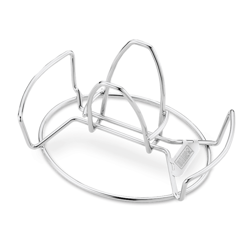 Suport din inox pentru pui Weber, 13x15.5x23.5 cm