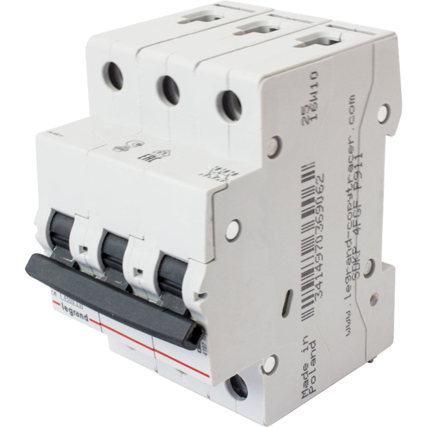 Siguranta automata Legrand RX3 3P curba C, 25A 4,5kA