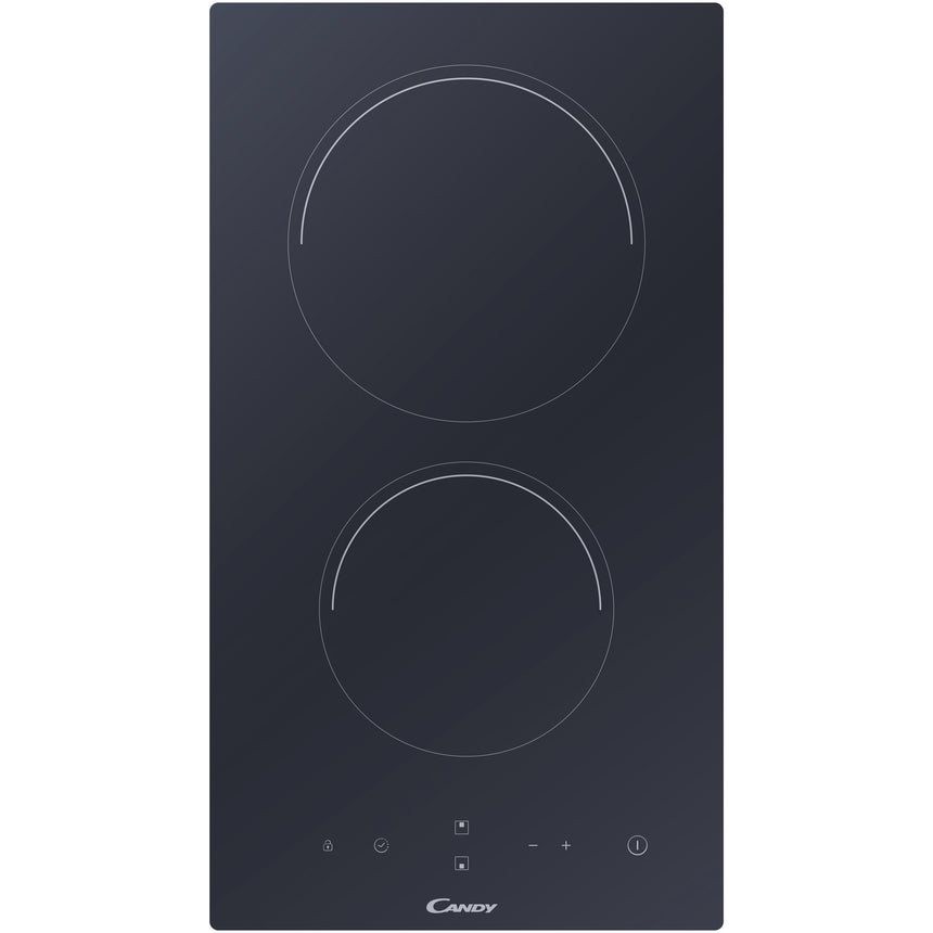 Plita incorporabila Candy CID 30/G3, Inductie, 2 zone de gatit, Touch control, 30 cm, Neagra