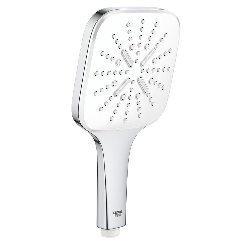 Para de dus Grohe Vitalio SmartActive 130 Cube, 1/2'', universala, 3 pulverizari, 130 mm, anti-calcar, SmartTip, crom