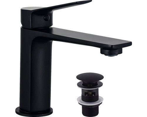 Baterie lavoar monocomanda Jungborn Gamma negru mat