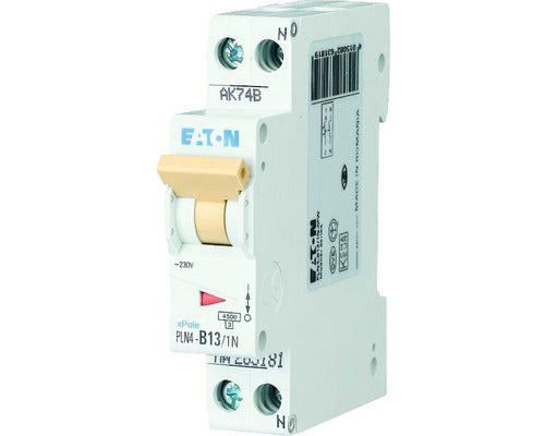 Disjunctor Electric Modular Eaton Xpole 1p+n 13a 4, 5ka, Curba B