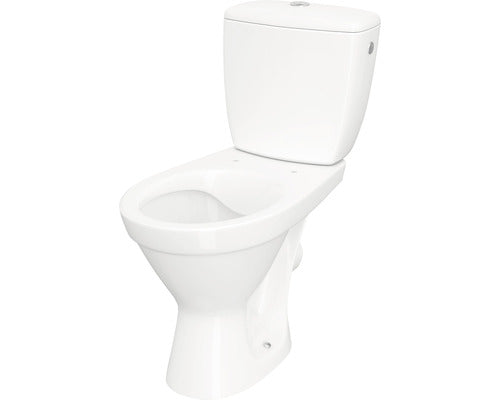Vas WC Cersanit Cersania Include Rezervor si Capac WC, Evacuare Orizontala, Alb