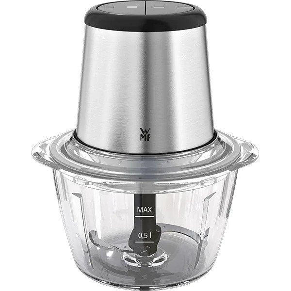 Mini tocator WMF Kult X 416590011, 1l, 320W, 2 trepte viteza, Argintiu