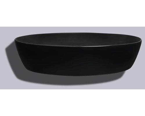 Lavoar pe Blat Jungborn Kalen, 62,5 x 42 cm, cu Dop Ceramic, Negru Mat