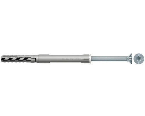 Set Dibluri Nailon Cu Surub Fischer Sxr T Cap Inecat 8x120 Mm, 50 Buc