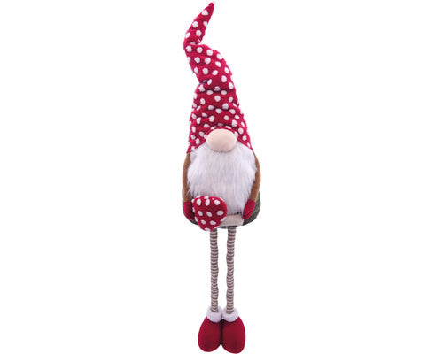 Decoratiune Lafiora Mos Craciun Din Plus H 157 Cm Rosu