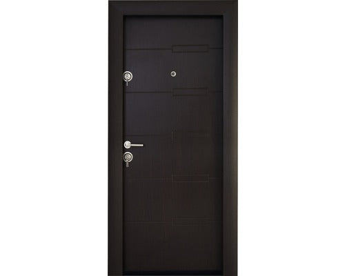 Usa De Intrare Metalica Pentru Interior Modern 344 Wenge 88x201 Cm Dreapta