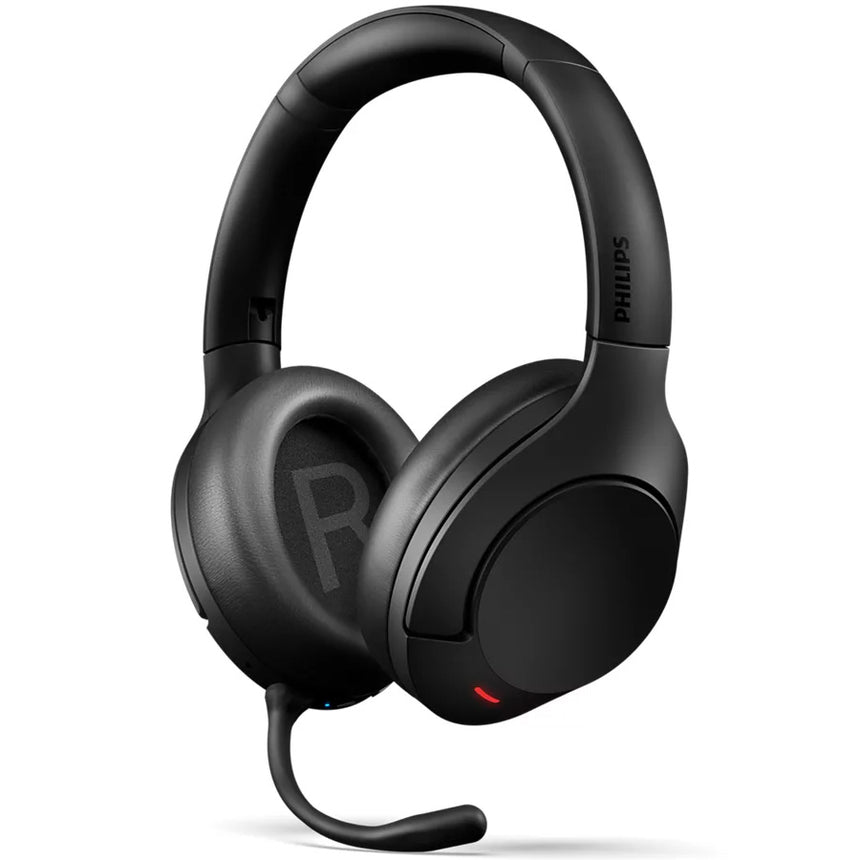 Casti Audio Wireless Over-Ear Philips, TAH8507BK/00, Bluetooth, ANC Pro, Multipoint, Autonomie 55 Ore, Microfon atasabil, Negru