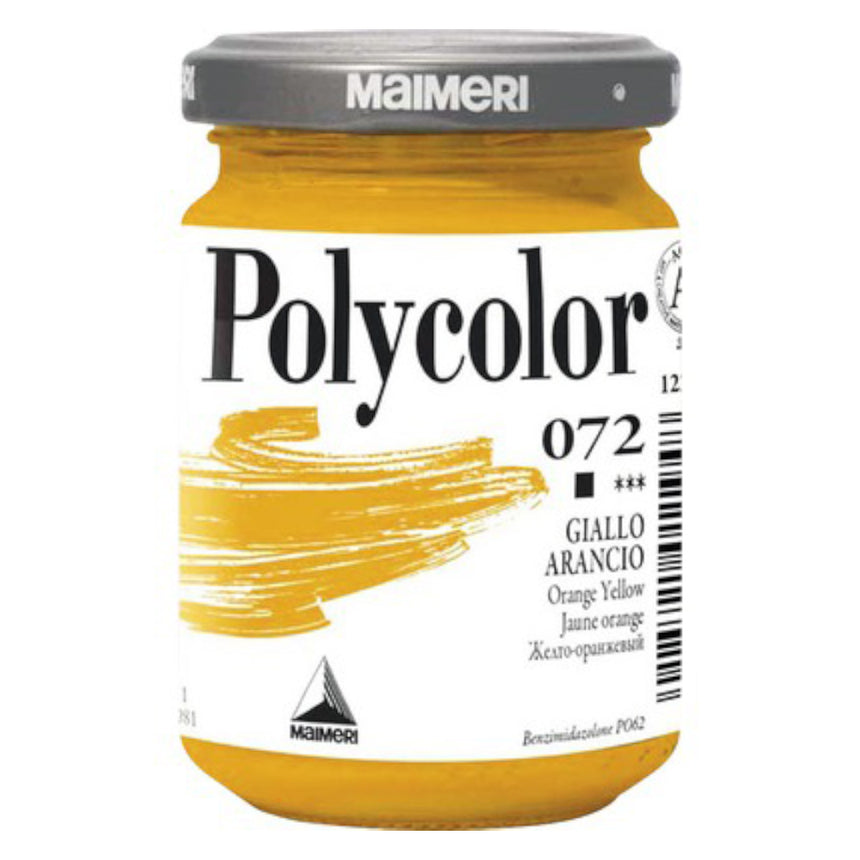 Culoare vinilica Polycolor Maimeri, Orange Yellow, 140 ml