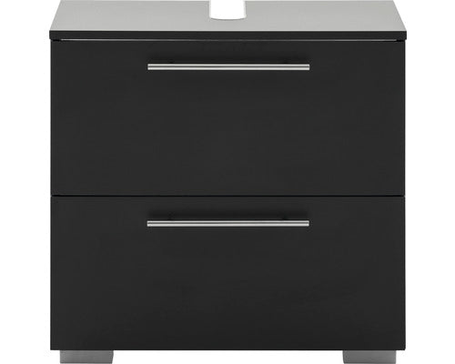 Baza Lavoar Carlos 600, 1 Clapeta 1 Sertar, PAL, 60,2 cm, Antracit