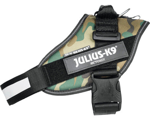 Ham IDC Power pentru caini Julius K9, Talie medie, 14-25 kg, Camuflaj