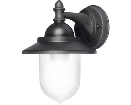 Aplica In Jos Sevilla E27 Max. 1x60w, Pentru Exterior Ip44, Negru