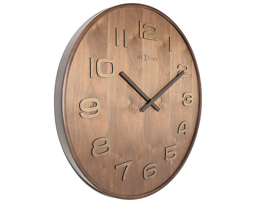 Ceas Perete Din Lemn Nextime Ø 50 Cm