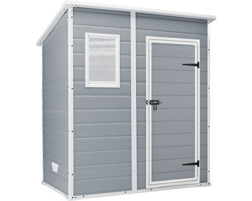 Magazie Gradina Keter Manor 6x4 Cu Podea 175x103 Cm Gri
