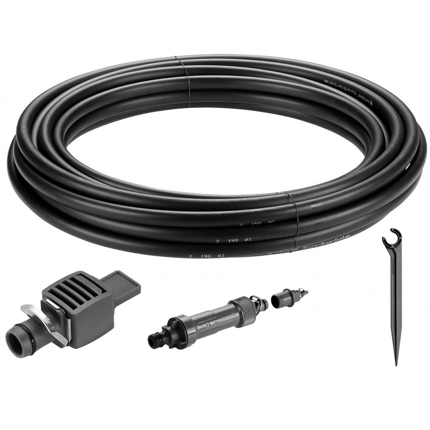 Set irigare automata Gardena Micro-Drip pentru randuri de plante marimea M, 13011