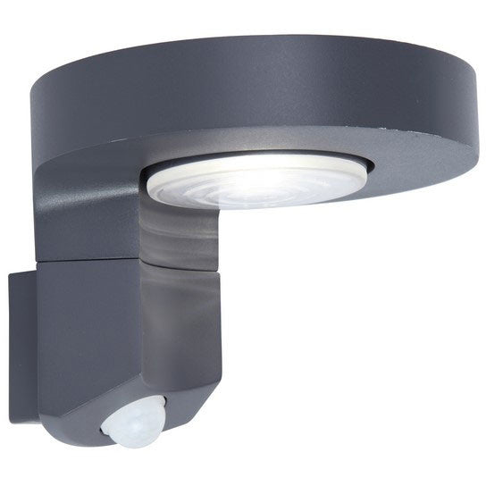 Aplica, Lutec, Plastic, LED, Antracit