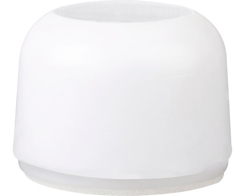 Opritor De Usa Fix Cu Prindere In Podea Ø30x23mm Plastic, Alb