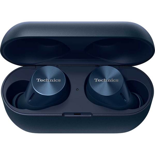 Casti In-Ear Technics EAH-AZ60M2EA, True Wireless, Hybrid Noise Cancelling, Multipoint, Alexa built-in, JustMyVoice, Autononie 25 ore, Driver 8 mm, Albastru