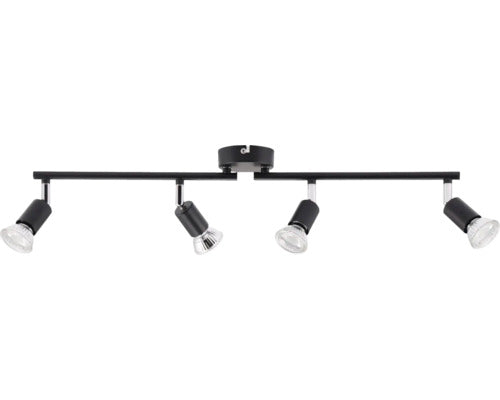 Sina Spoturi Prato Gu10 Max. 4x10w, Negru Mat