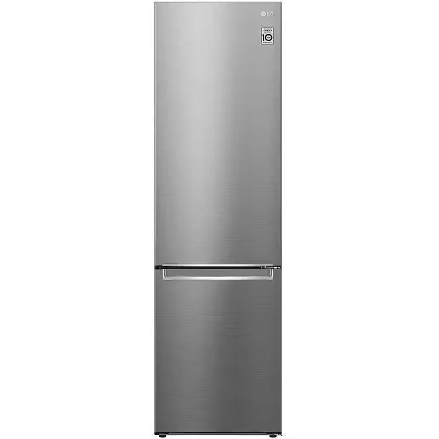 Combina frigorifica LG GBP62PZNCN1, 384 l, No Frost, Compresor Smart Inverter, DoorCooling+, Clasa C, H 203 cm, Argintiu