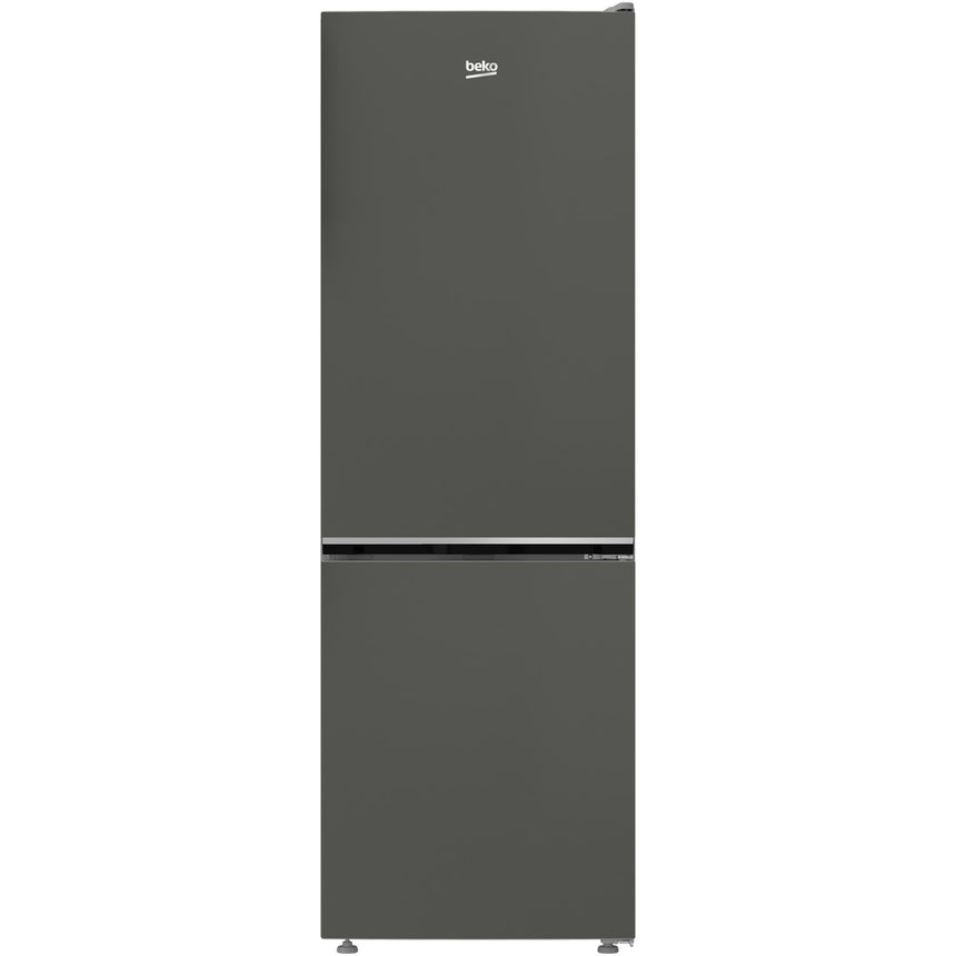 Combina frigorifica Beko B5RCNA345HG, 301 l, No Frost, Clasa D, Compresor ProSmart Inverter, AeroFlow, HarvestFresh, Iluminare LED, Avertizare luminoasa, H 179.6 cm, Gri