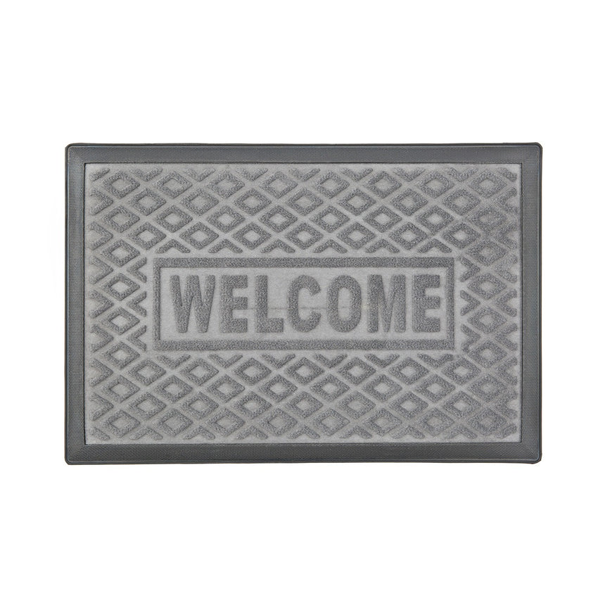 Pres mocheta, 60x40 cm, Welcome(1), gri