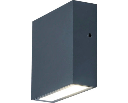 Aplica Cu Led Integrat Gemini 9, 5w 750 Lumeni, Pentru Exterior Ip54, Antracit