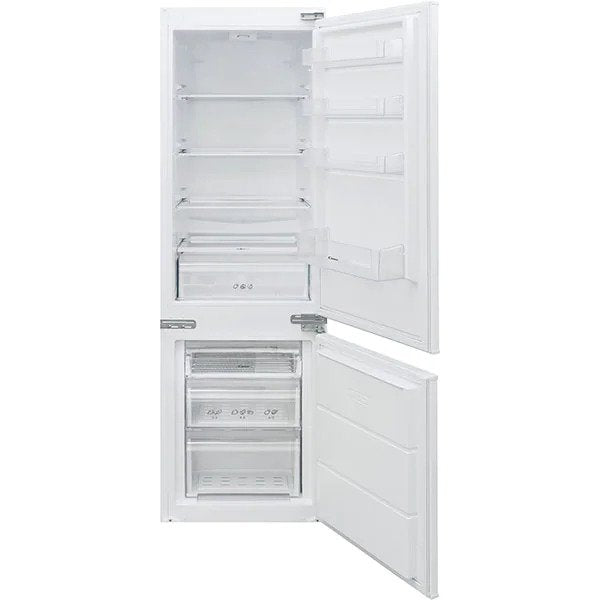 Combina frigorifica incorporabila Candy BCBS 172 T/N, 248 l, Usa reversibila, Sistem de ventilatie Air, Clasa F, H 177 cm, Alb