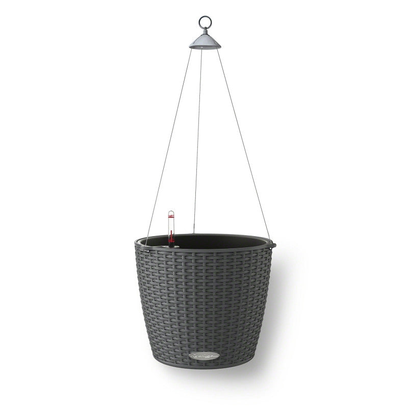 Jardiniera suspendata „NIDO Cottage 28 ALL-IN-ONE” LECHUZA, granit, 2.13 Kg