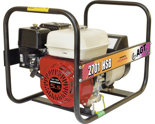 Generator De Curent Cu Benzina Agt 2701 Hsb 2200w, Motor Honda 163cm³