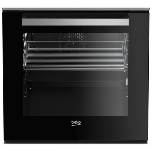 Aragaz Beko FSM51331DXDT, Mixt, 4 arzatoare, WOK, High-Efficiency Gas Burner ,Cuptor cu 7 functii de gatire, SteamShine Cleaning, Clasa A, 50 cm, Inox