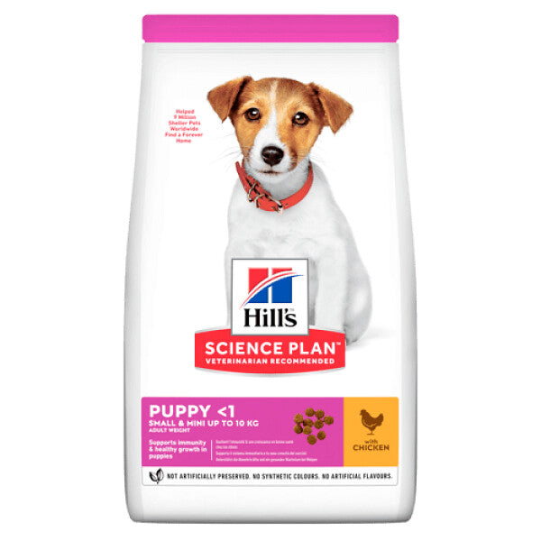 Hrana uscata pentru caini Hill's SP Canine Puppy, Small&Mini, Pui, 1.5kg