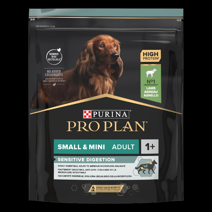 Hrana uscata pentru caini Pro Plan Small & Mini Digestie Sensibila, Miel, 700g