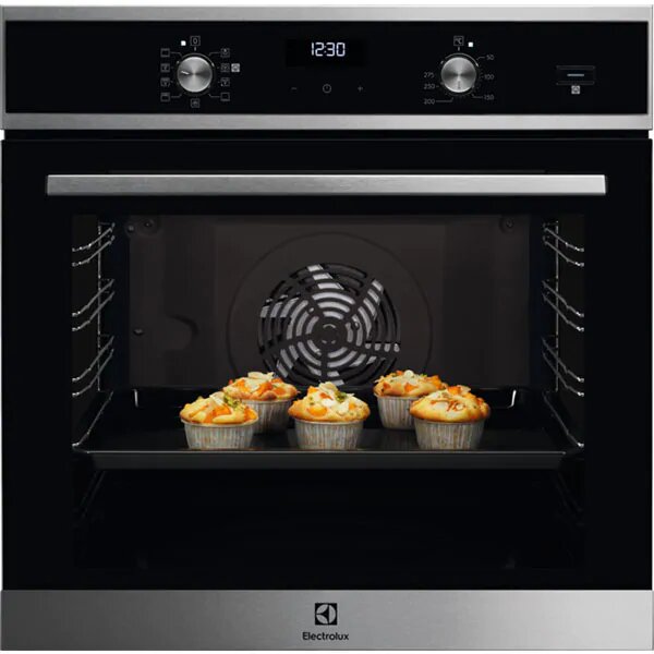 Cuptor incorporabil ELECTROLUX EOD 5C 7X, Electric, Autocuratare, 72 l, Clasa A, Negru